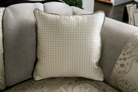 SM6425 2PC Sofa & Loveseat Traditional Style Ivory Finish By Furniture Of America