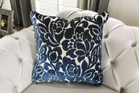 SM2228 Contemporary Style Sofa & Loveseat White Velvet Antoinette Collection By Furniture of America