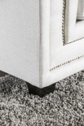 SM2675 Contemporary Style Sofa & Loveseat Off White Chenille Ilse Collection By Furniture of America