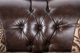 SM6416 Traditional Living Room Light Brown / Dark Brown. Quirino Collection by Furniture of America