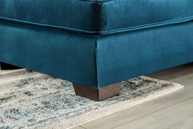 SM5415 Double Chaise Sofa Contemporary Style Teal Velvet By Furniture of America