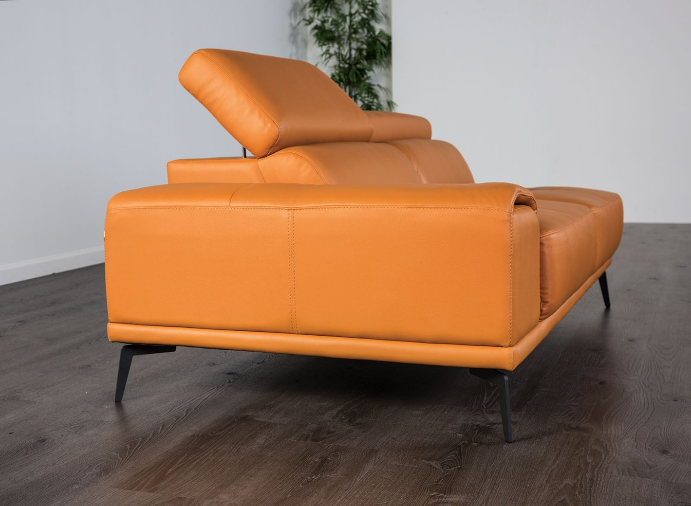 FM69005 2PC Sofa & loveseat Contemporary Style Tangerine Finish By Furniture of America