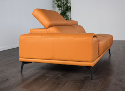 FM69005 2PC Sofa & loveseat Contemporary Style Tangerine Finish By Furniture of America