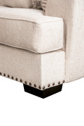 SM1253 2PC Sofa & Loveseat Taupe Finish Transitional Style by Furniture of America