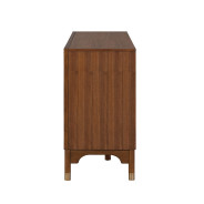 FM34000WN-SV Server Mid-Century Modern Style Walnut Finish Hepburne Collection By Furniture of America