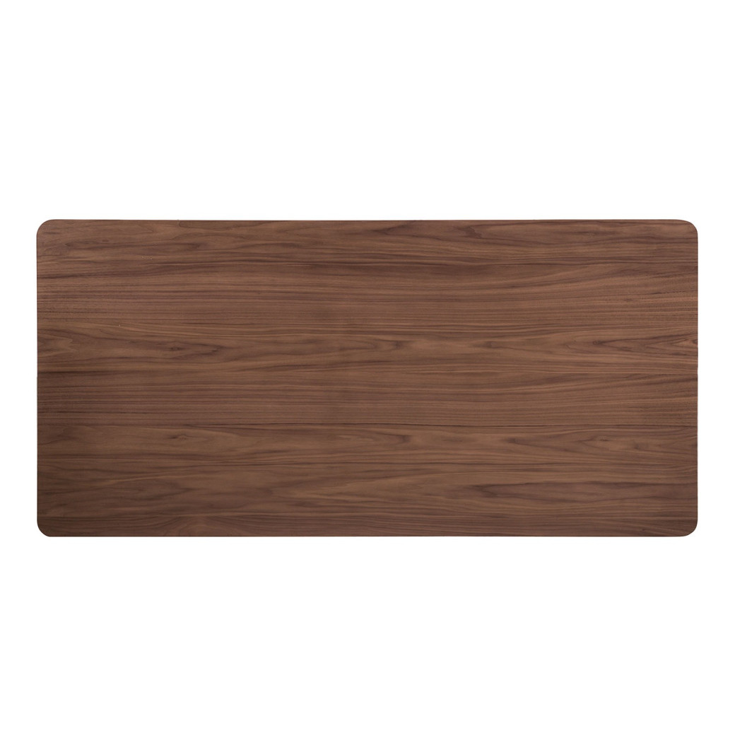 FM3213 5PC Dining Set  Mid-Century Modern Style Walnut Finish Viken Collection By Furniture of America