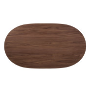 FM3214WN 7PC Dining Set Mid-Century Modern Style Walnut Finish Uzwil Collection By Furniture of America
