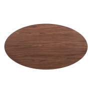 FM3212WN 7PC Dining Set Mid-Century Modern Style Walnut Finish Narvick Collection By Furniture of America