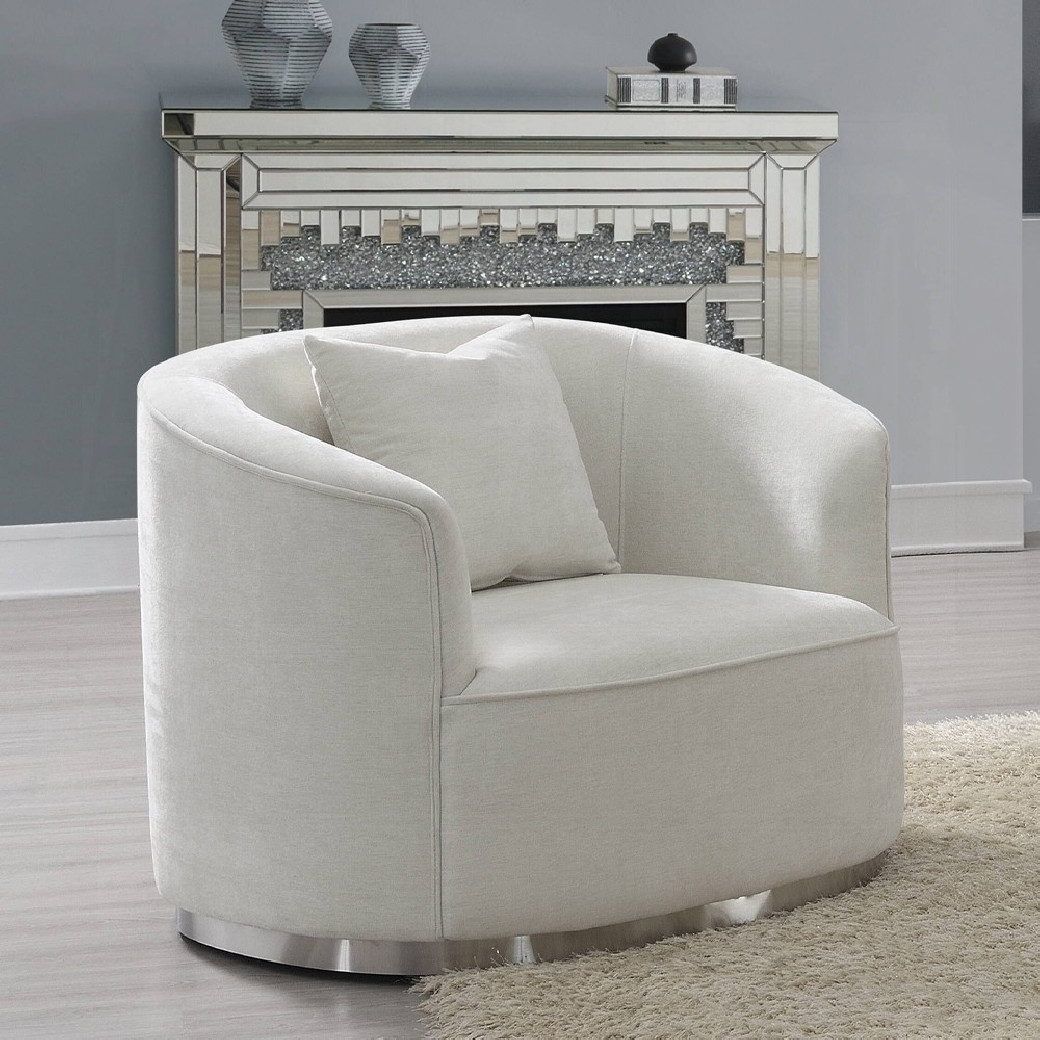 LV01917 2PC Sofa & Loveseat Beige Chenille Odette Collection By Acme Furniturte