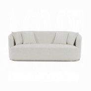 LV01917 2PC Sofa & Loveseat Beige Chenille Odette Collection By Acme Furniturte