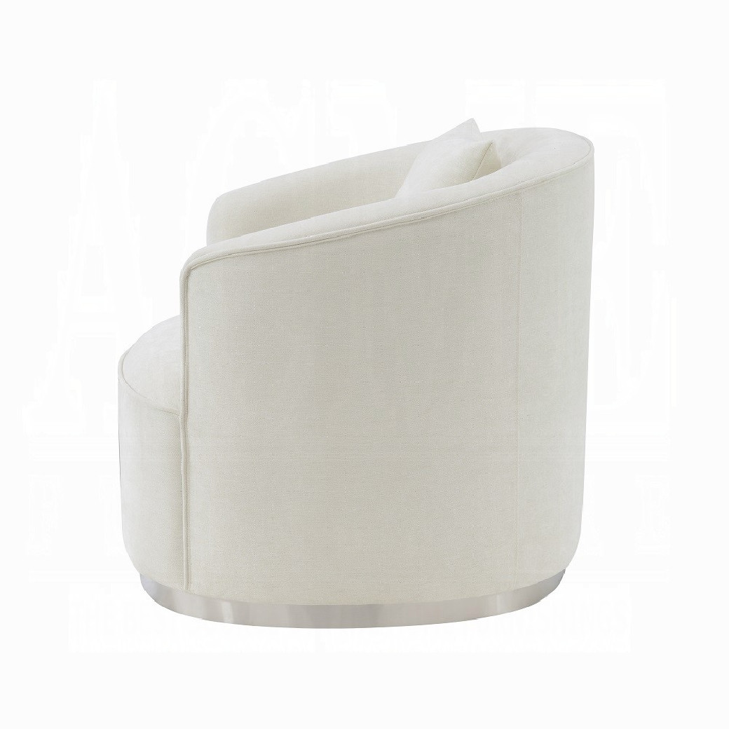 LV01917 2PC Sofa & Loveseat Beige Chenille Odette Collection By Acme Furniturte