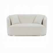 LV01917 2PC Sofa & Loveseat Beige Chenille Odette Collection By Acme Furniturte