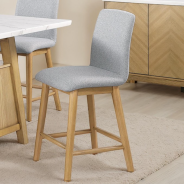 FM37009NT-PT 7PC Counter Height table Natural Finish Transitional Style  By Furniture of America