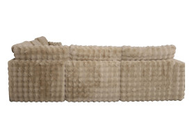 FM67011BG Modular Sectional Sand Fabric Contemporary Style Mckenna Collection  By Furniture of America