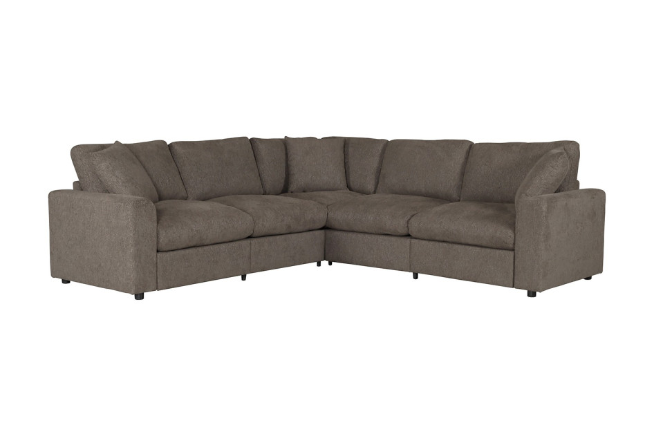 Crowle Cocoa Brown Sectional | Furniture of America | Free Delivery