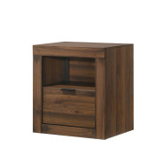 FM72026WN 5PC Queen Bedroom Set Contemporary Style Grey/Walnut  Finish Altimari Collection by Furniture of America