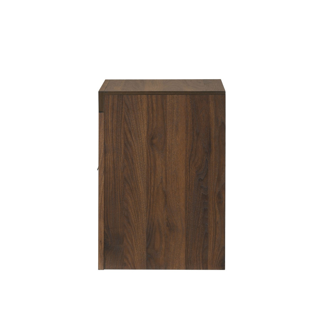 FM72026WN 5PC Queen Bedroom Set Contemporary Style Grey/Walnut  Finish Altimari Collection by Furniture of America
