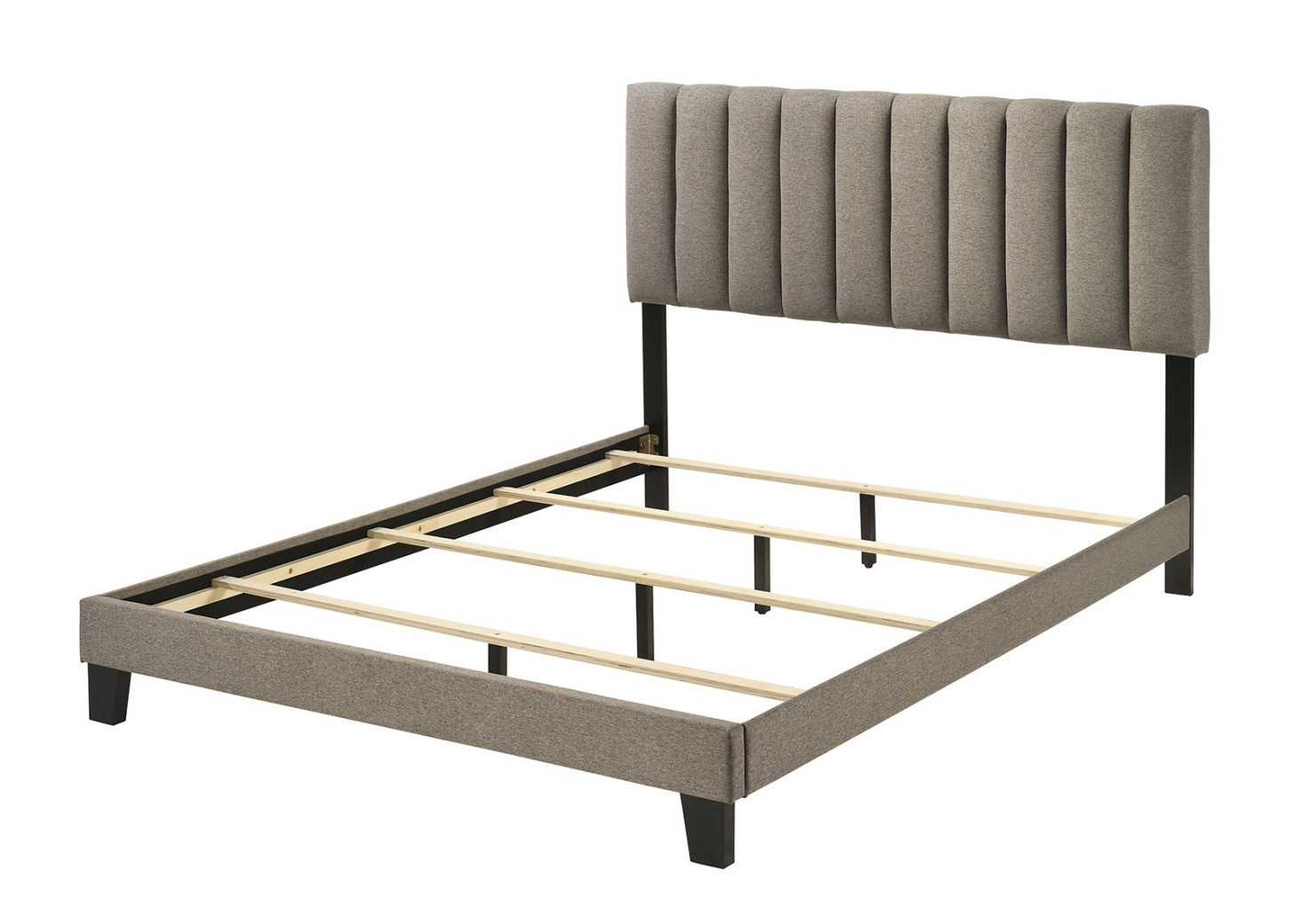 FM72026WN 5PC Queen Bedroom Set Contemporary Style Grey/Walnut  Finish Altimari Collection by Furniture of America