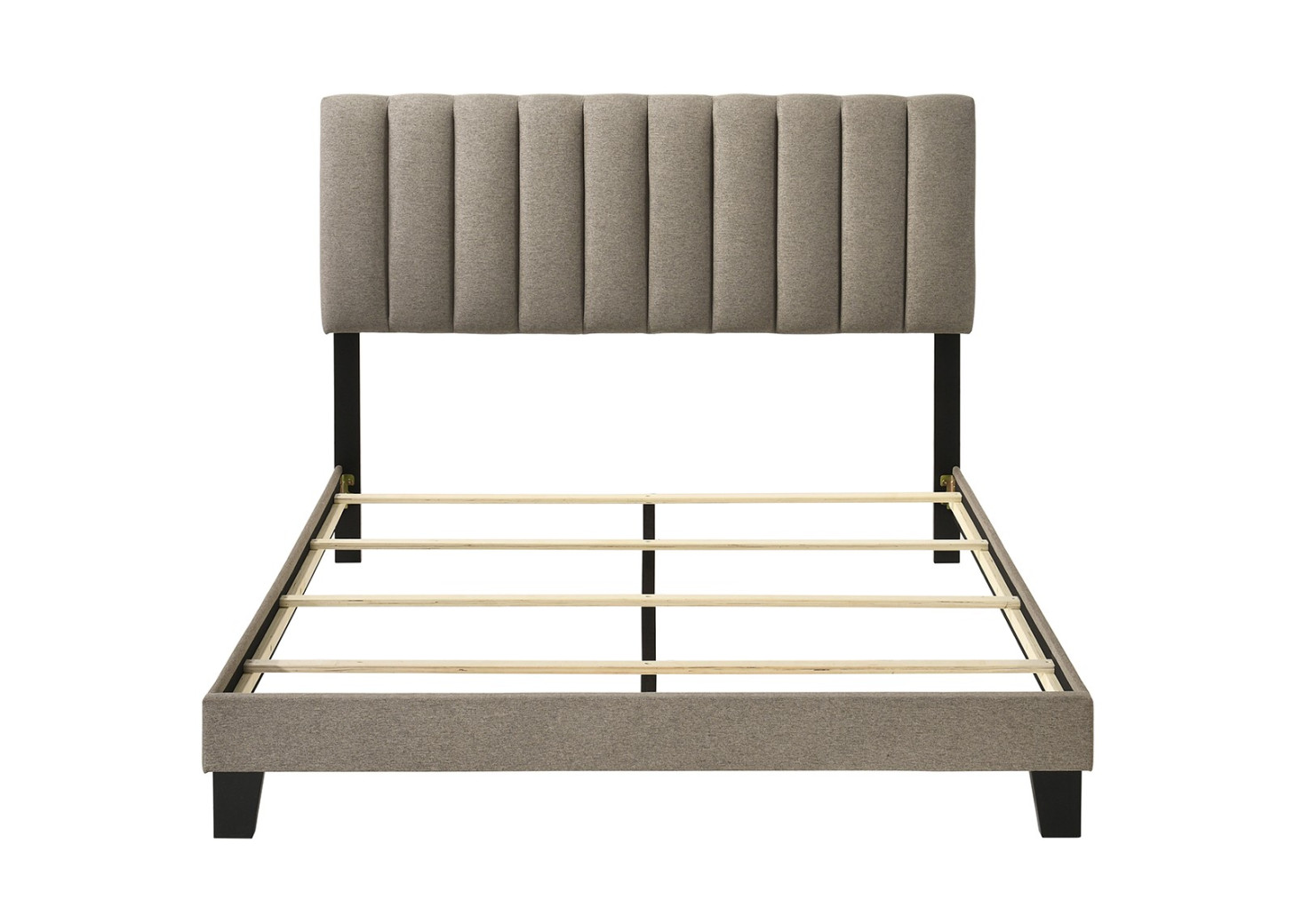 FM72026WN 5PC Queen Bedroom Set Contemporary Style Grey/Walnut  Finish Altimari Collection by Furniture of America