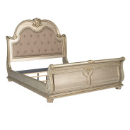 FM7670GD 5PC Queen Bedroom Set Traditional Style Gold Champagne Finish Fromberg Collection by Furniture of America