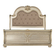 FM7670GD 5PC Queen Bedroom Set Traditional Style Gold Champagne Finish Fromberg Collection by Furniture of America