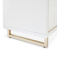 Media Cabinet Cloud White Palm Gate Collection by Michael Amini