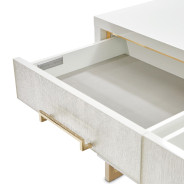 Media Cabinet Cloud White Palm Gate Collection by Michael Amini