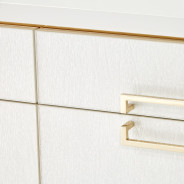 Media Cabinet Cloud White Palm Gate Collection by Michael Amini