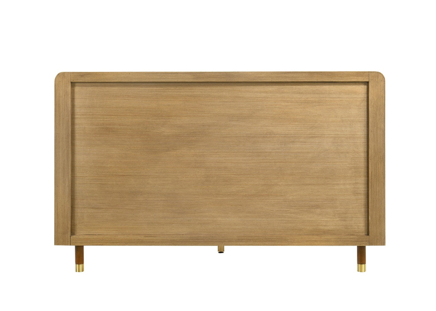 FM72034WN 5PC Bedroom Set Walnut Finish Mid-Century Modern Style Romford Collection by Furniture of America