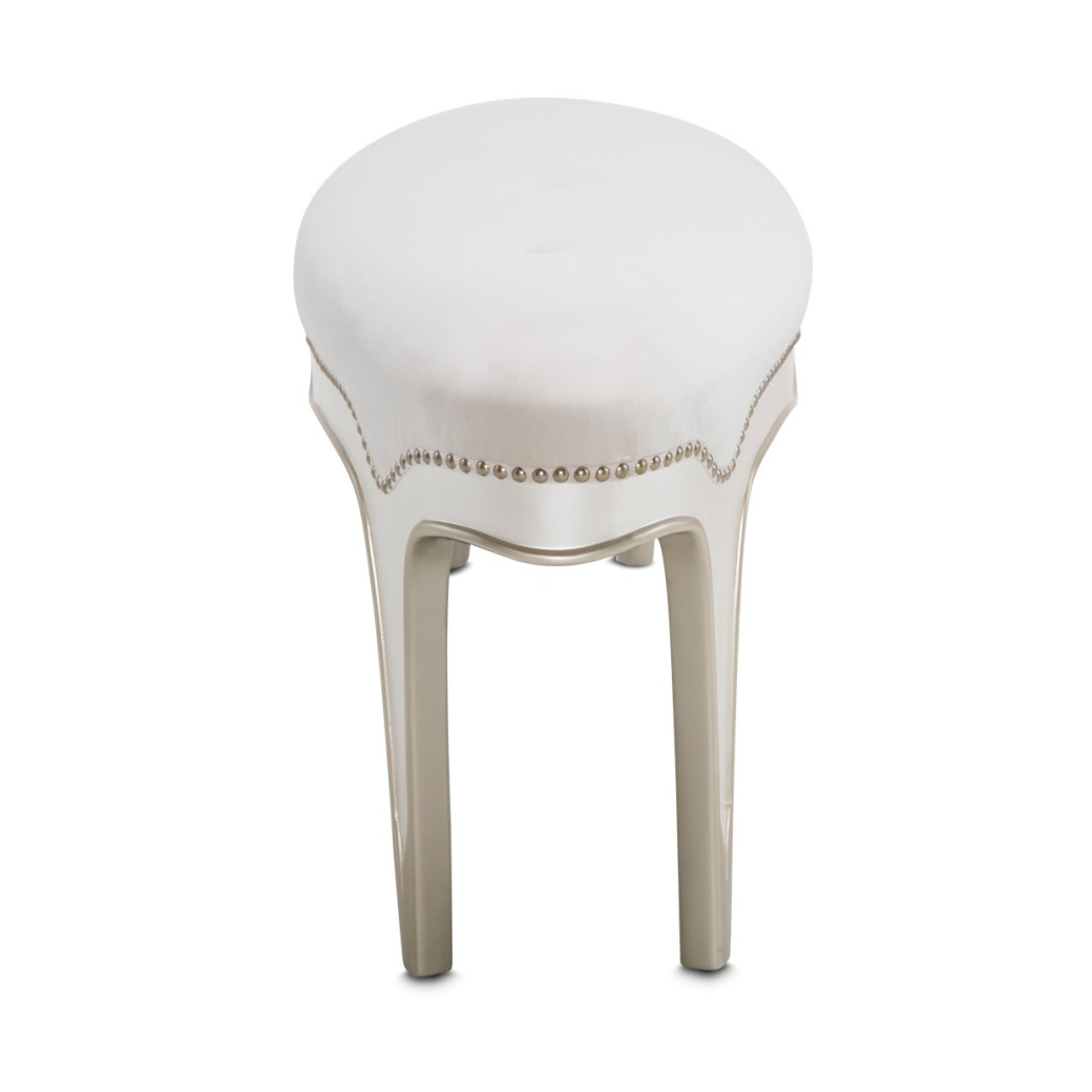 Bench Creamy Pearl Finish London Place Collection By Michael Amini