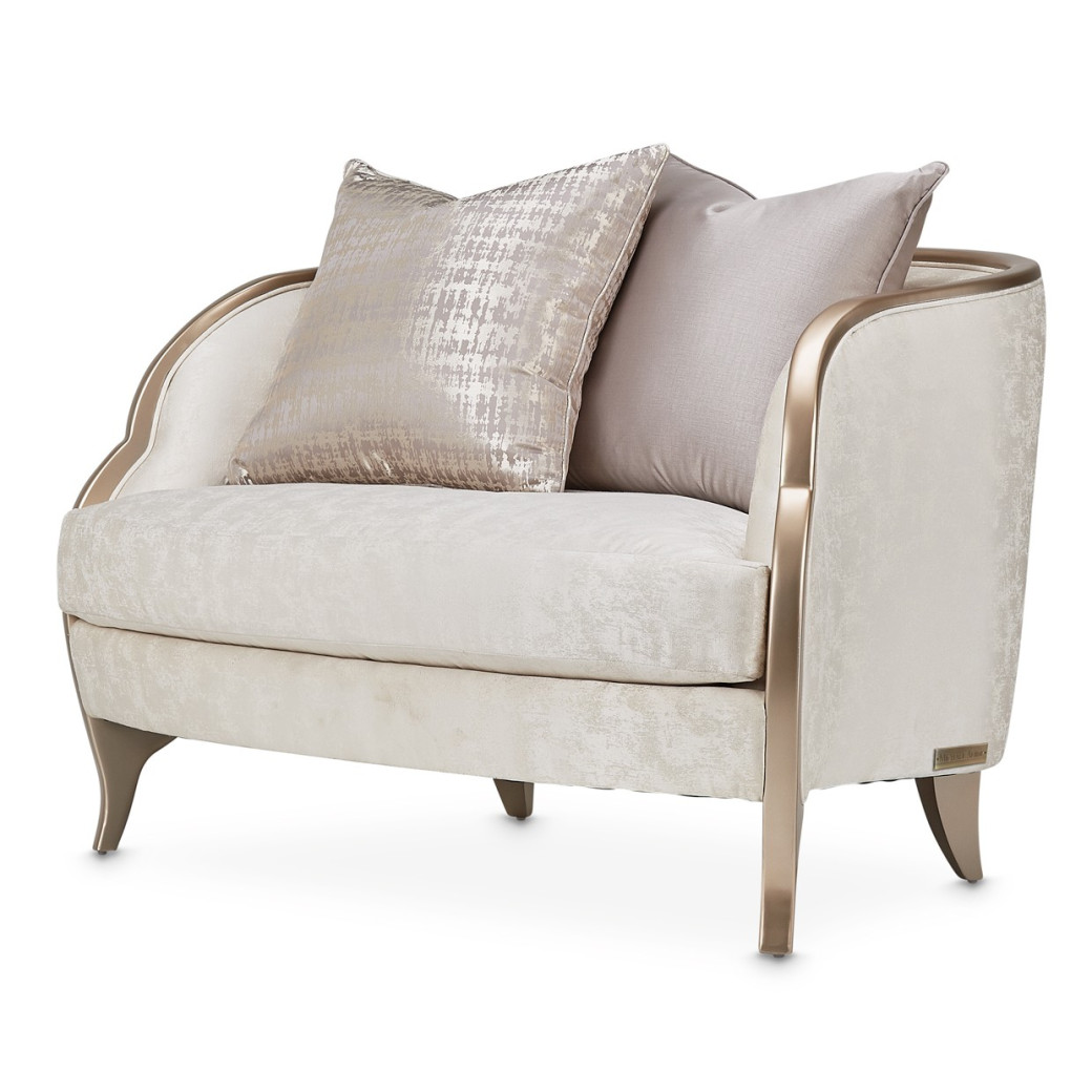 Chair and Half Chardonnay Malibu Crest By Michael Amini. 9007838-CLDWH-822