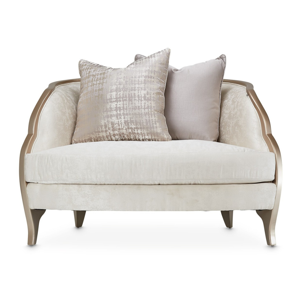 Chair and Half Chardonnay Malibu Crest By Michael Amini. 9007838-CLDWH-822