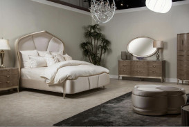 Curved Panel Bed Malibu Crest Collection By Michael Amini
