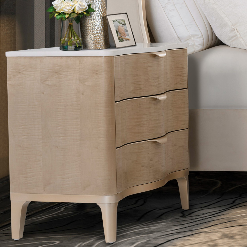 Curved Panel Bed Malibu Crest Collection By Michael Amini