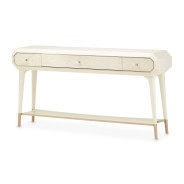 Console Table Medium Champagne finish La Rachelle Collection By Michael Amini  9034223-136