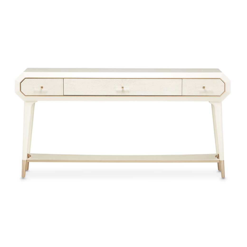 Console Table Medium Champagne finish La Rachelle Collection By Michael Amini  9034223-136