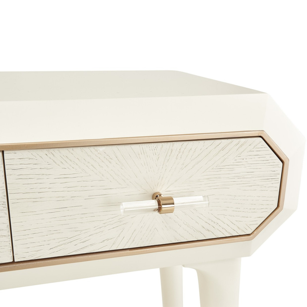 Console Table Medium Champagne finish La Rachelle Collection By Michael Amini  9034223-136
