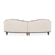 Camellia Field 2 Piece Sofa Linen Warm Pecan Finish By Michael Amini N9090-2PC-LINEN-400