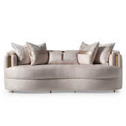 Standard Sofa Gold Finish Carmela Collection By Michael Amini LFR-CRMA815-AMD-806