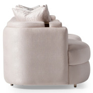 Standard Sofa Gold Finish Carmela Collection By Michael Amini LFR-CRMA815-AMD-806