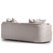 Standard Sofa Gold Finish Carmela Collection By Michael Amini LFR-CRMA815-AMD-806
