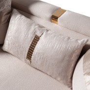Standard Sofa Gold Finish Carmela Collection By Michael Amini LFR-CRMA815-AMD-806