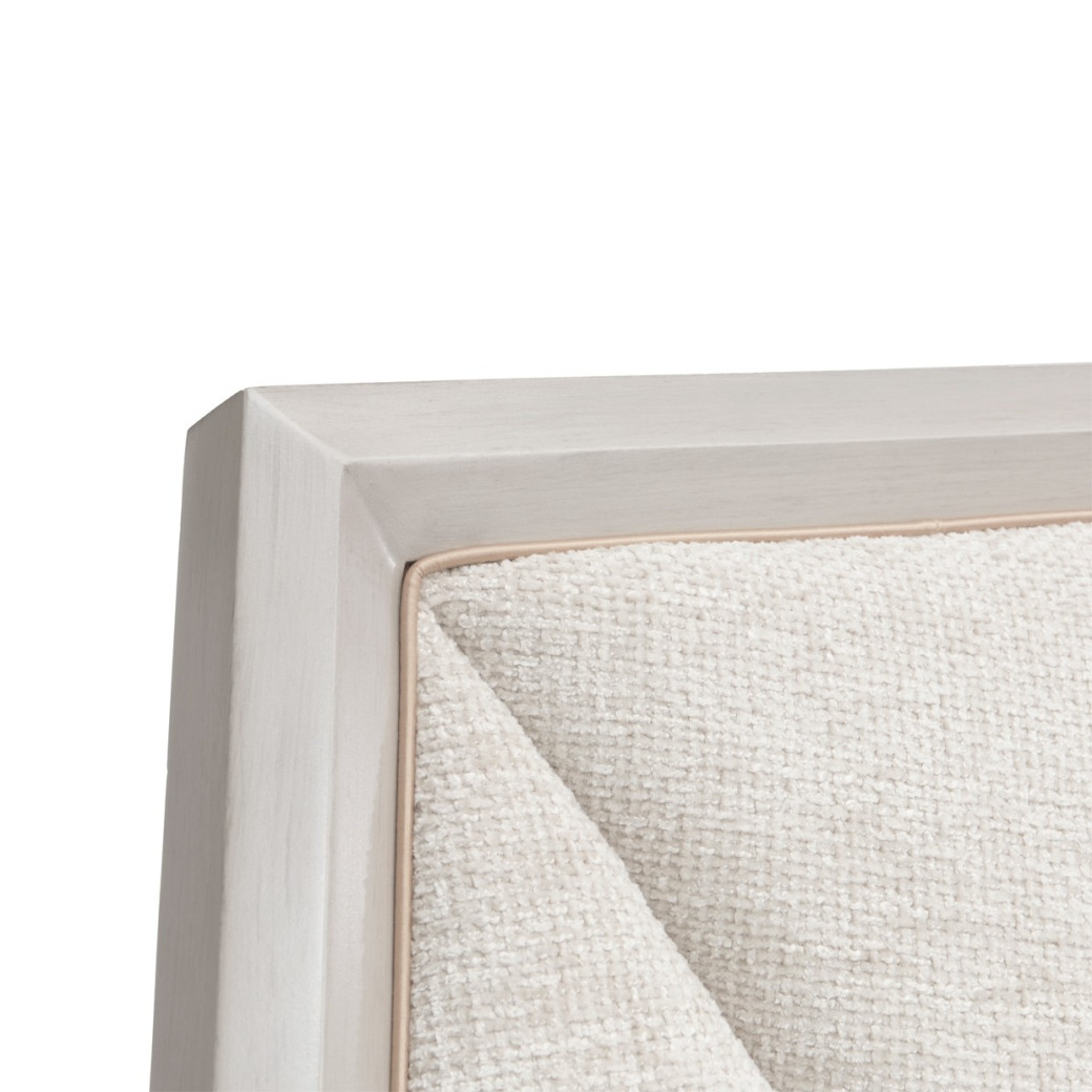 King Panel Bed Silver Mist Finish Fantosini Collection by Michael Amini 9091012QN3-823