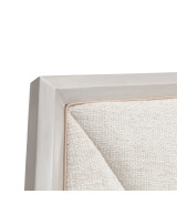 King Panel Bed Silver Mist Finish Fantosini Collection by Michael Amini 9091012QN3-823