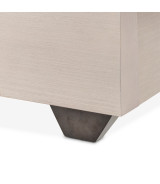 King Panel Bed Silver Mist Finish Fantosini Collection by Michael Amini 9091012QN3-823
