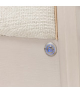 King Panel Bed Silver Mist Finish Fantosini Collection by Michael Amini 9091012QN3-823