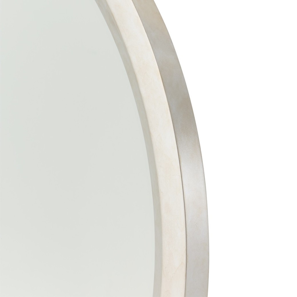 Wall Mirror Silver Leaf Finish Fantosini Collection By Michael Amini 9091260-834
