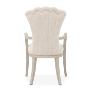Dining Arm Chair Silver Mist Finish Fantosini Collection by Michael Amini 9091004-823