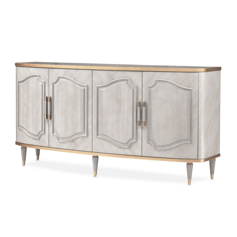 St. Charles Sideboard Dove Gray Finish by Michael Amini 9088007-803
