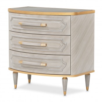 3-Drawer Nightstand Dove...